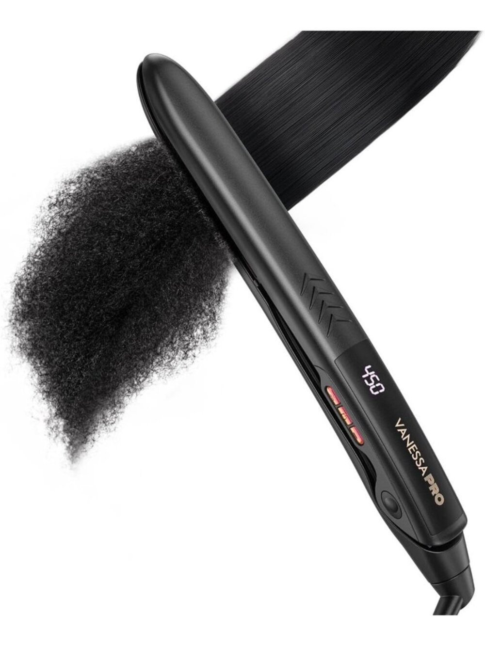 1 Inch Titanium Flat Iron Hair Straightener for Sleek, Smooth Styles